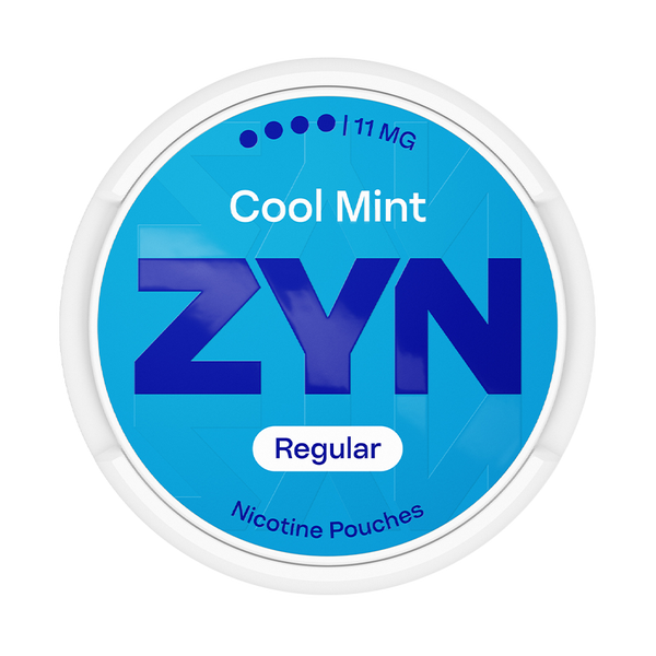 Can of ZYN Cool Mint Slim 11mg nicotine pouches (UK)