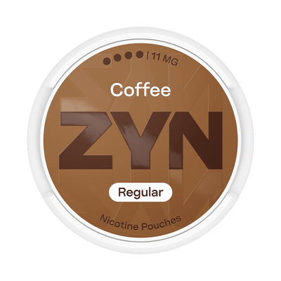 Can of ZYN Coffee Slim 11mg nicotine pouches (UK)