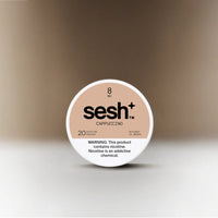 Sesh+ Cappuccino 8mg can, front view