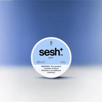 Sesh+ Mint 8mg can, front view