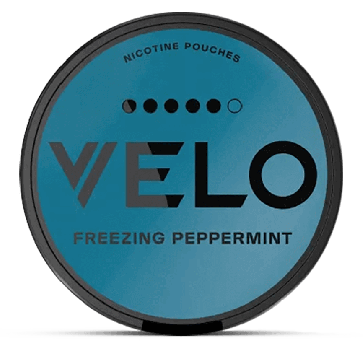 Can of VELO Freezing Peppermint 14mg nicotine pouches
