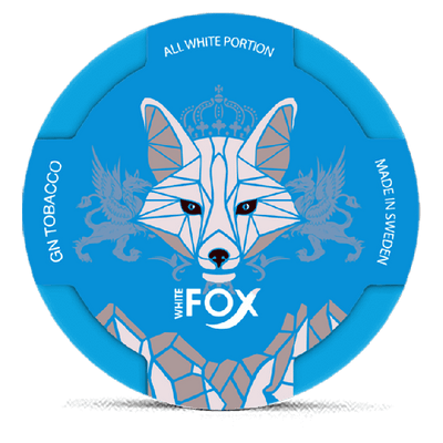 Can of White Fox Original nicotine pouches