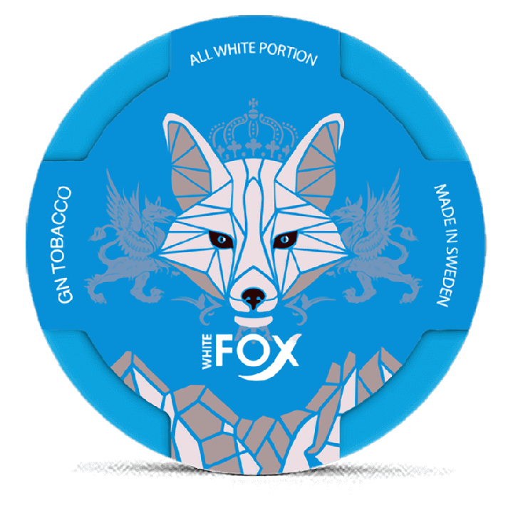 Can of White Fox Original nicotine pouches