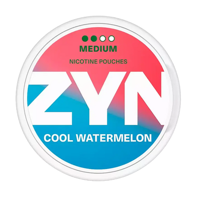 Can of ZYN Cool Watermelon Mini 6mg nicotine pouches