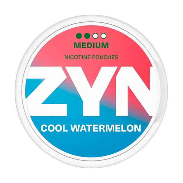 Can of ZYN Cool Watermelon Mini 6mg nicotine pouches